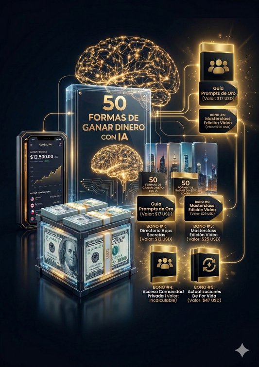 Imperio IA + 5 Bonos ORO GRATIS ✦